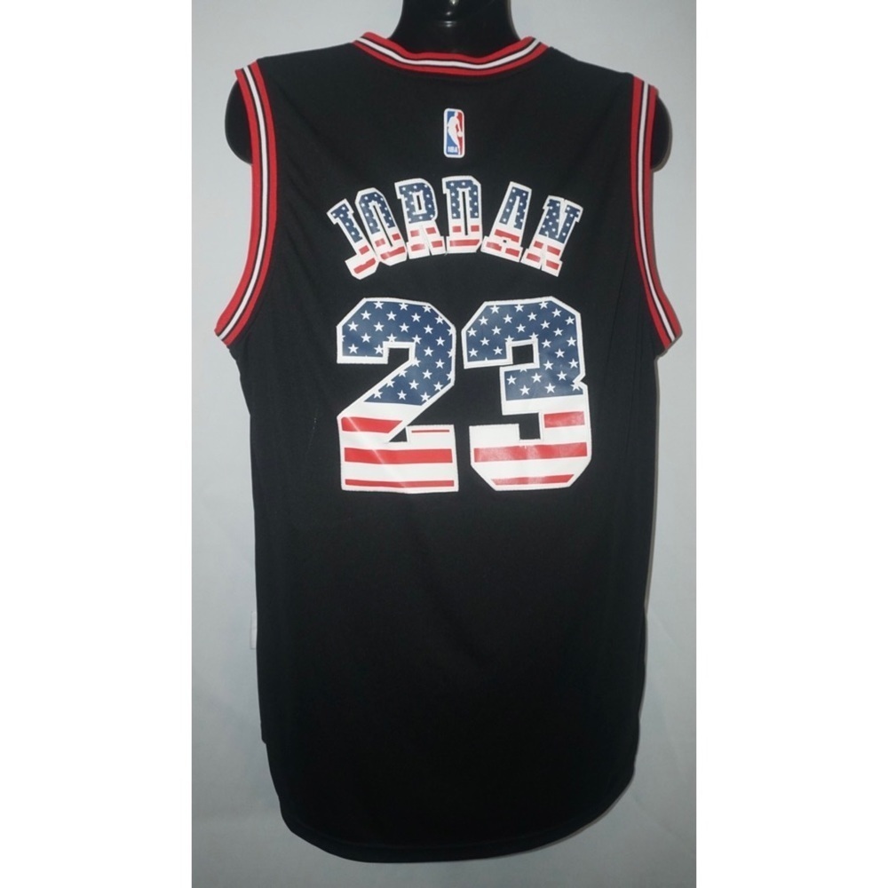 Michael Jordan Chicago Bulls Special Edition 4th of July Jersey  XXL - Picture 4 of 7